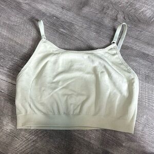 Gymshark Bra Size L Lime/White - Smoke Free Home - Quick to ship